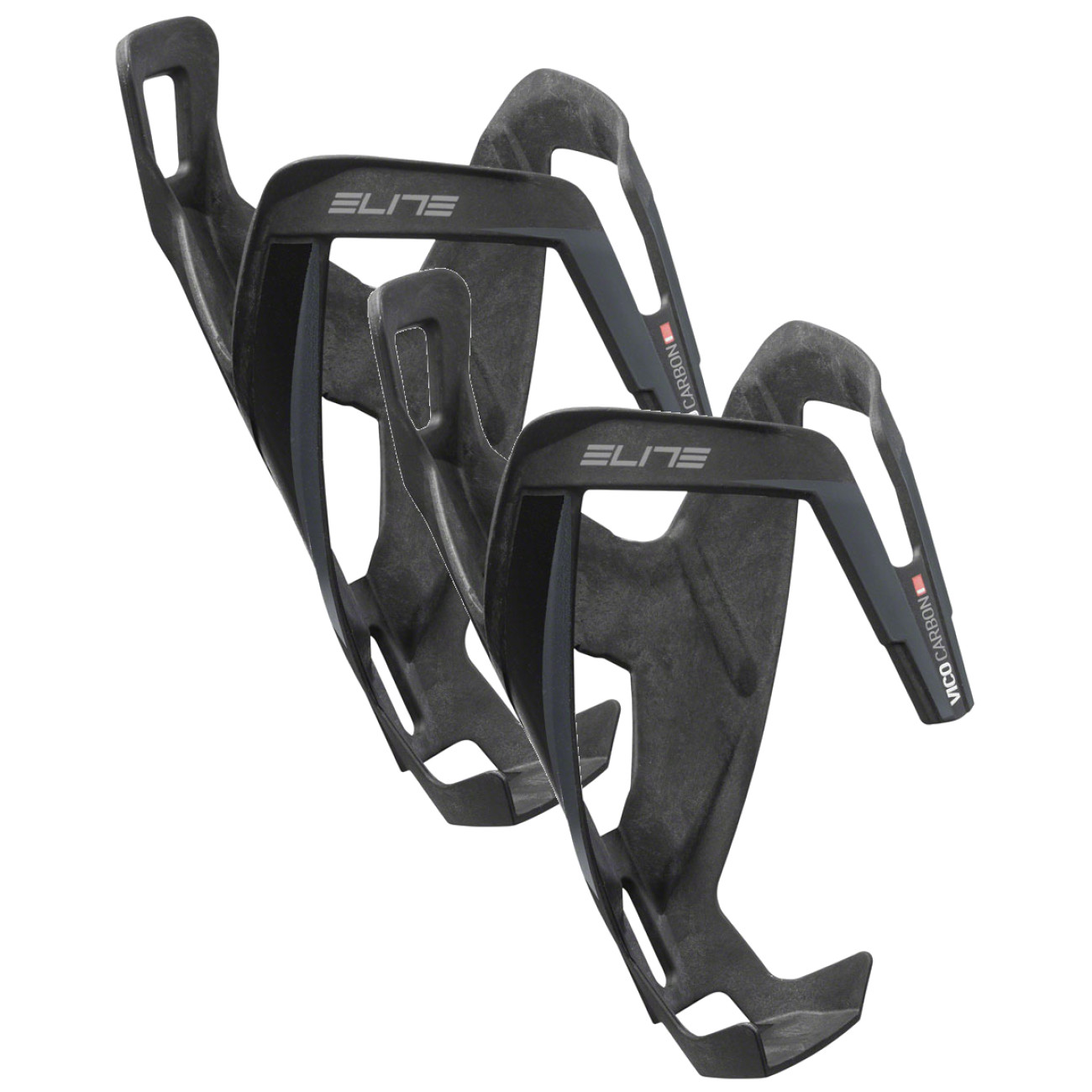 Pack of 2 Elite Vico Carbon Bottle Cage- Matte BlackGray 19290₽