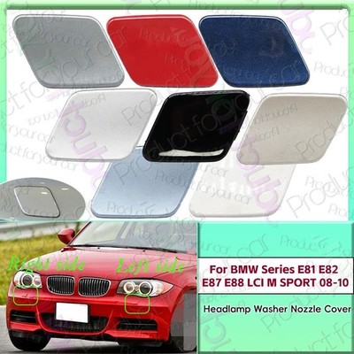 08-10 Headlamp Washer Nozzle Cover For BMW Series E81 E82 E87 E88 LCI M SPORT