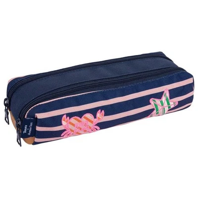 Tann's - Trousse double "Océane" bleu marine - 13808 - Photo 1/3