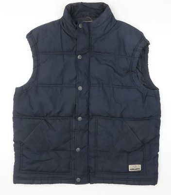 Leichte blaue Steppjacke Herren UK Größe L