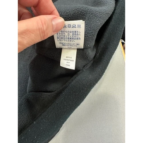 Lands End Squall Jacket Mens 3XL Tall Black Fleece Lined Full Zip Bomber 457210 image 5