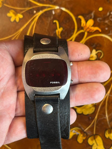 Vintage Fossil Digital Watch | eBay
