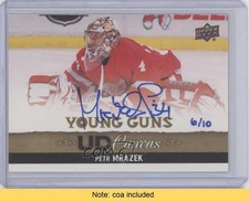 2015-16 Upper Deck Buybacks Buyback Young Guns 6/10 Petr Mrazek #C107 Auto av1
