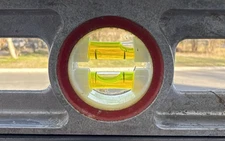 VTG Sears Craftsman No. 8990 24" Aluminum Bubble Level – 3 Vial – USA Made