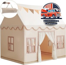 Tienda de juegos para niños, lavable, para interior y exterior, color neutro NEW