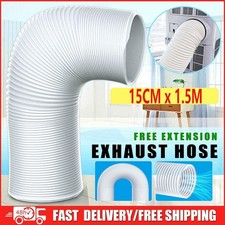 1.5m Flexible Air Conditioner Parts Exhaust Pipe Vent Hose Tube Duct Outlet New