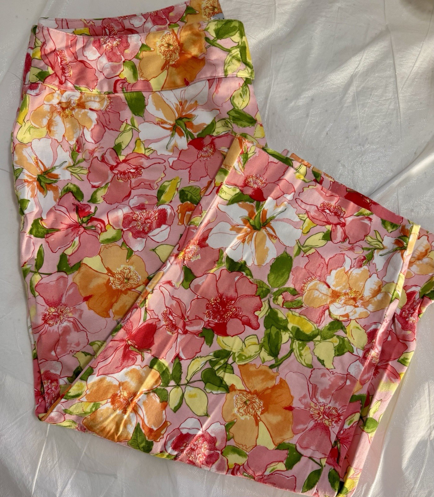 Carolina Blues By Carolina Colours Stretched Cropped Pants 