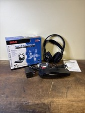 RCA Wireless Headphones- WHR120RS- Infrared, 25 Ft, Lightweight, Adjustable