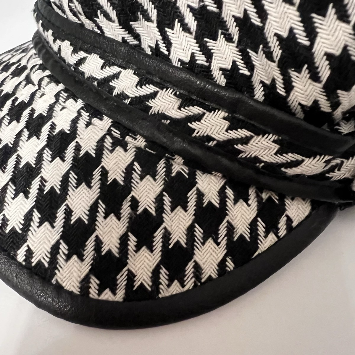 Vintage Y2K Coach Optic C Black Newsboy Hat Vintage Coach SoHo Hobo Black Optic C Canvas Leather 90s Y2k  main image 2