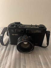 Yashica Electro 35 GT Black Rangefinder Film Camera w/45mm f1.7