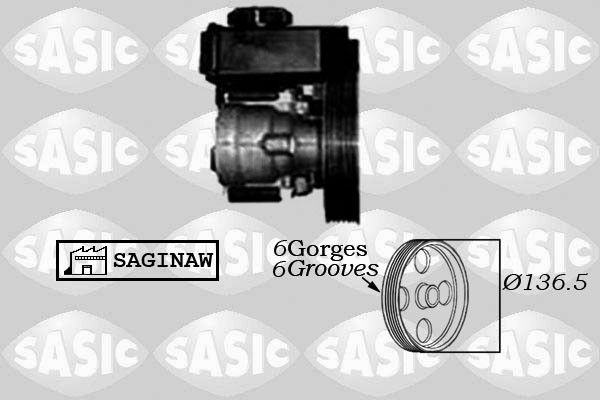 Sasic 7070007 Hydraulikpumpe, Lenkung FüR CitroËN,Peugeot-image