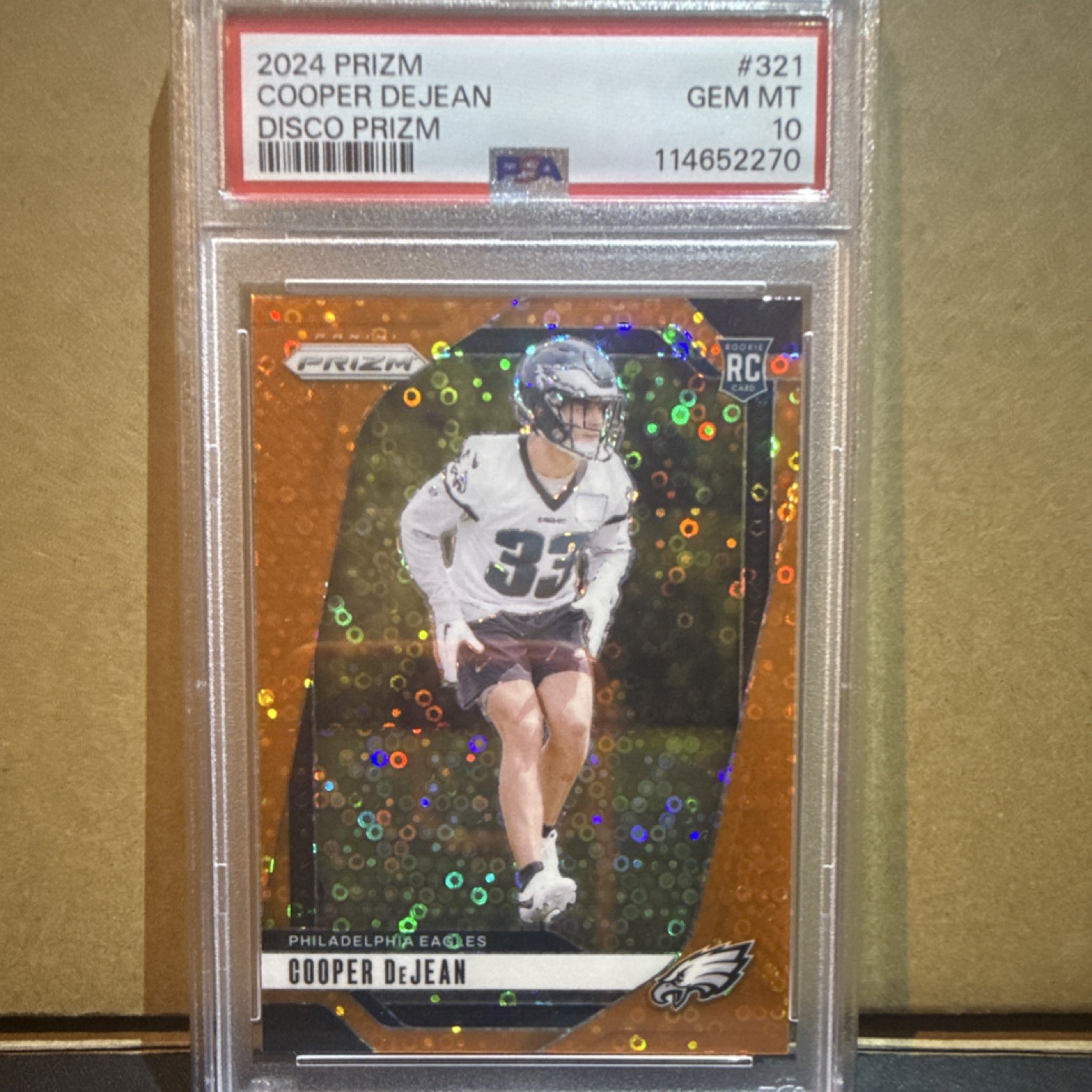 Cooper DeJean Panini Prizm #321 Disco