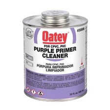 Oatey Purple Primer Cleaner For CPVC/PVC 32 oz