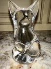 Steuben Glass Fox Paperweight 3.25" tall Excellent
