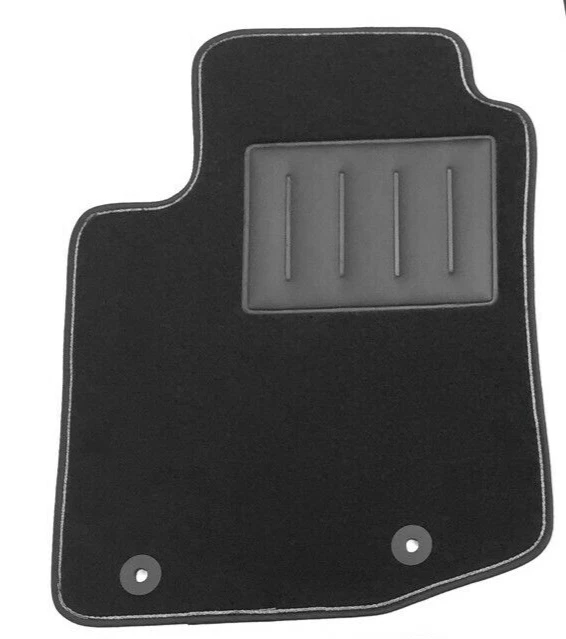 Tappetino Auto Solo Lato Guida Per Peugeot 108 (2014-2025) - Su Misura In Moquette Con Fissaggi - Prodotto Made In Italy