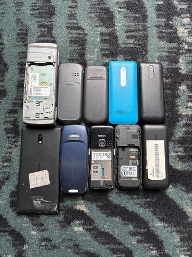 Job Lot 207 - 10x Untested Mixed Nokia Faulty Mobile Phones Spares Repairs - Photo 2/2