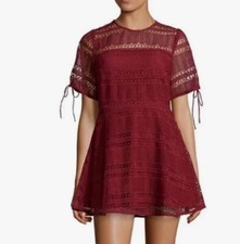 Tularosa Red Lace Dress Size Small New