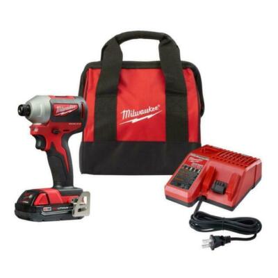Milwaukee 2850-21P M18 Cordless Impact Driver Kit