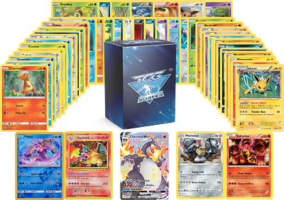 120 gx pokemon cards POKEMON CARD Lot 120 Cards. GURANTEED EX/GX/V/VMAX + a TCG SURFER Deckbox
