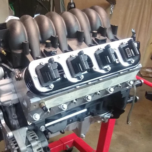 Billet Square Coils Valve Cover Mount Coil Brackets D581 12558693 For LS LS1 LS6 - Picture 6 of 15