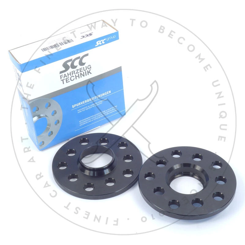 40mm 2x20mm SCC Spurverbreiterungen platten Porsche LK 5 x130 NLB 71,6mm Schwar - Bild 1 von 1
