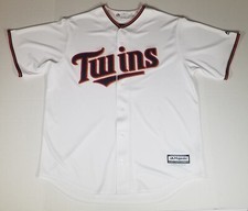 NEW W/ TAGS MINNESOTA TWINS L MAJESTIC JERSEY COOL BASE GENUINE MLB MERCHANDISE