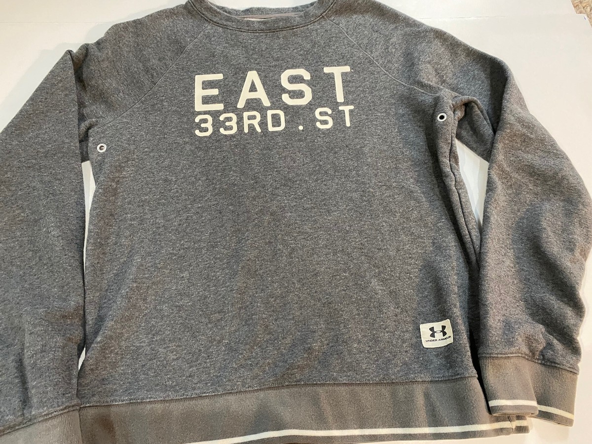 Under Armour Legacy East Gray Soft Crew Womens Sweatshirt Size M