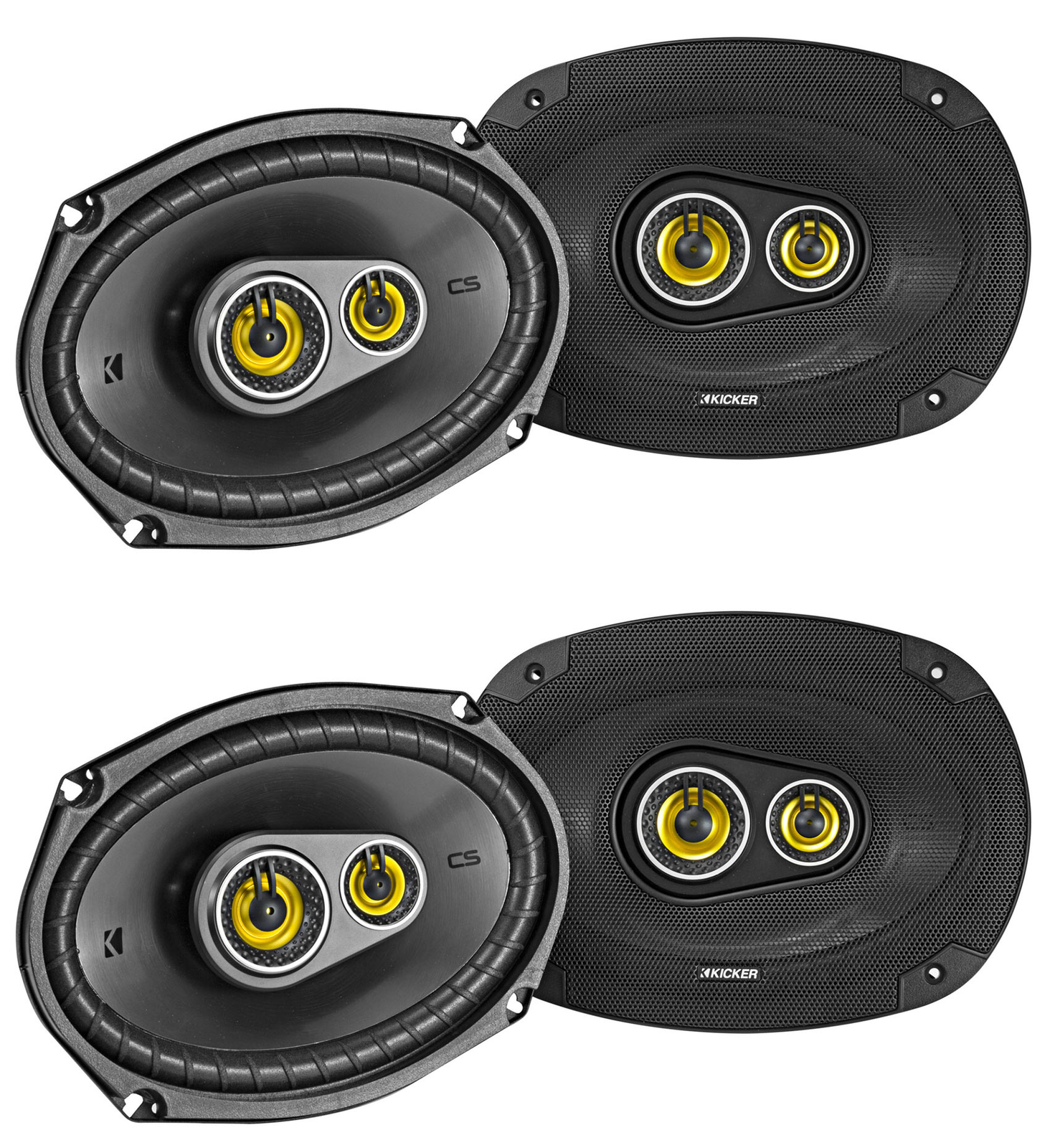 4 KICKER 46CSC6934 6x9 6x9 900 Ваттные 4-Омные 3-полосные автомобильные аудиодинамики CSC693 3599000₽