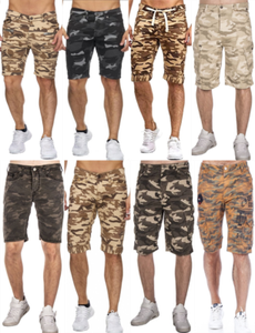 Herren Shorts Camouflage Army look Kurze Hose Bermuda Cargo Jeans short |  eBay