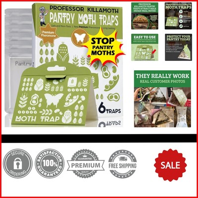 6-Pack Moth Traps: Non-Toxic Protection for Family and Pet Safety