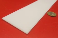 Hdpe White Bar .094" (3/32") Thick x 2.00" Wide x 48" Long, 4 Pcs, 16 Ft