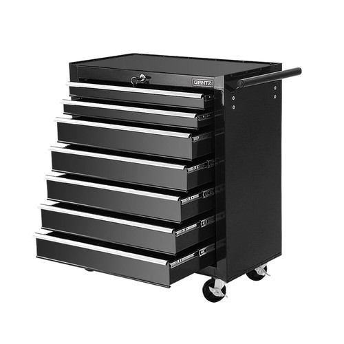 Giantz Tool Box Trolley Chest Cabinet 7 Drawers Storage Garage Toolbox Boxes Set - Picture 1 of 7