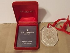 VINTAGE 1992 WATERFORD CRYSTAL 12 DAYS OF CHRISTMAS NINE LADIES DANCING ORNAMENT