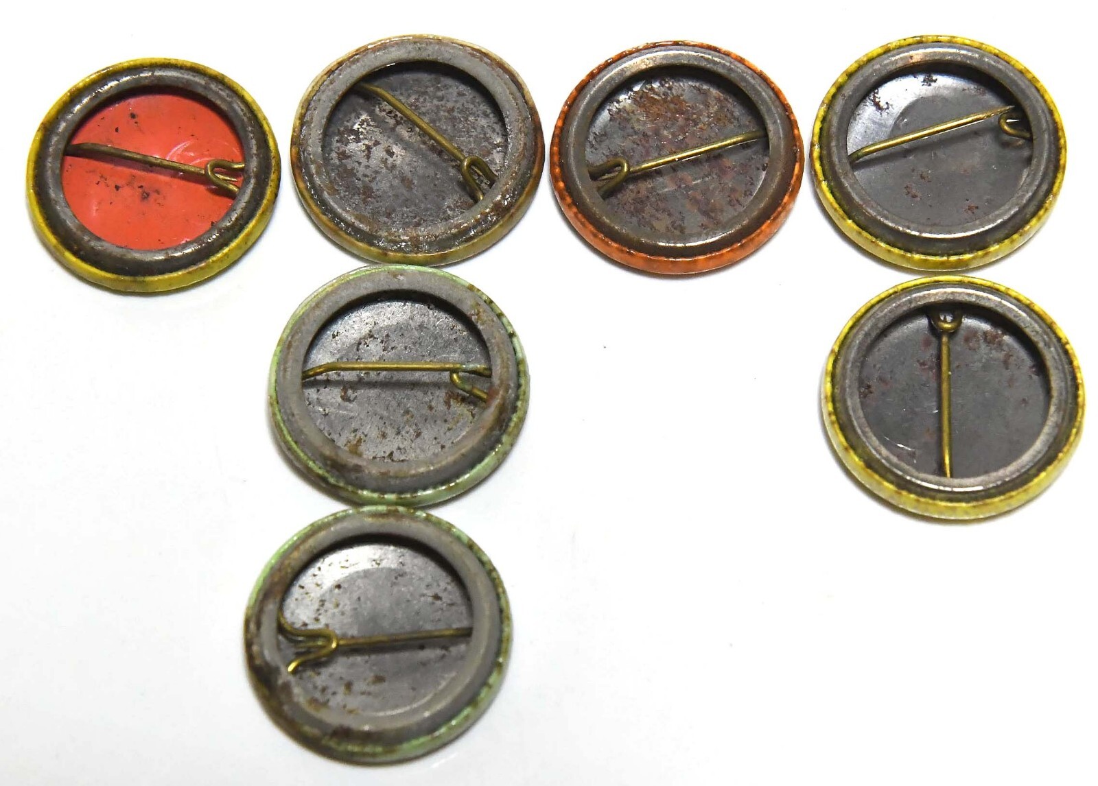 LOT OF 7 MONTH PIN BACKS CHAUFFEURS TEAMSTERS HELPERS I.B.T 200 UNION ...
