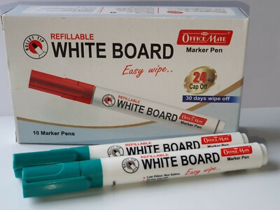 WHITEBOARD MARKER STIFT IN GRÜN IM 10ER PACK ERHÄLTLICH