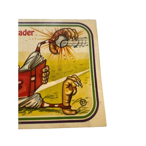 Vintage 1988 Randy the Reader Leaf Awesome All Stars Baseball Card #37 - Picture 3 of 4
