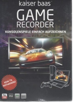 Kaiser Baas Game Recorder - PC - Software - Neu / OVP