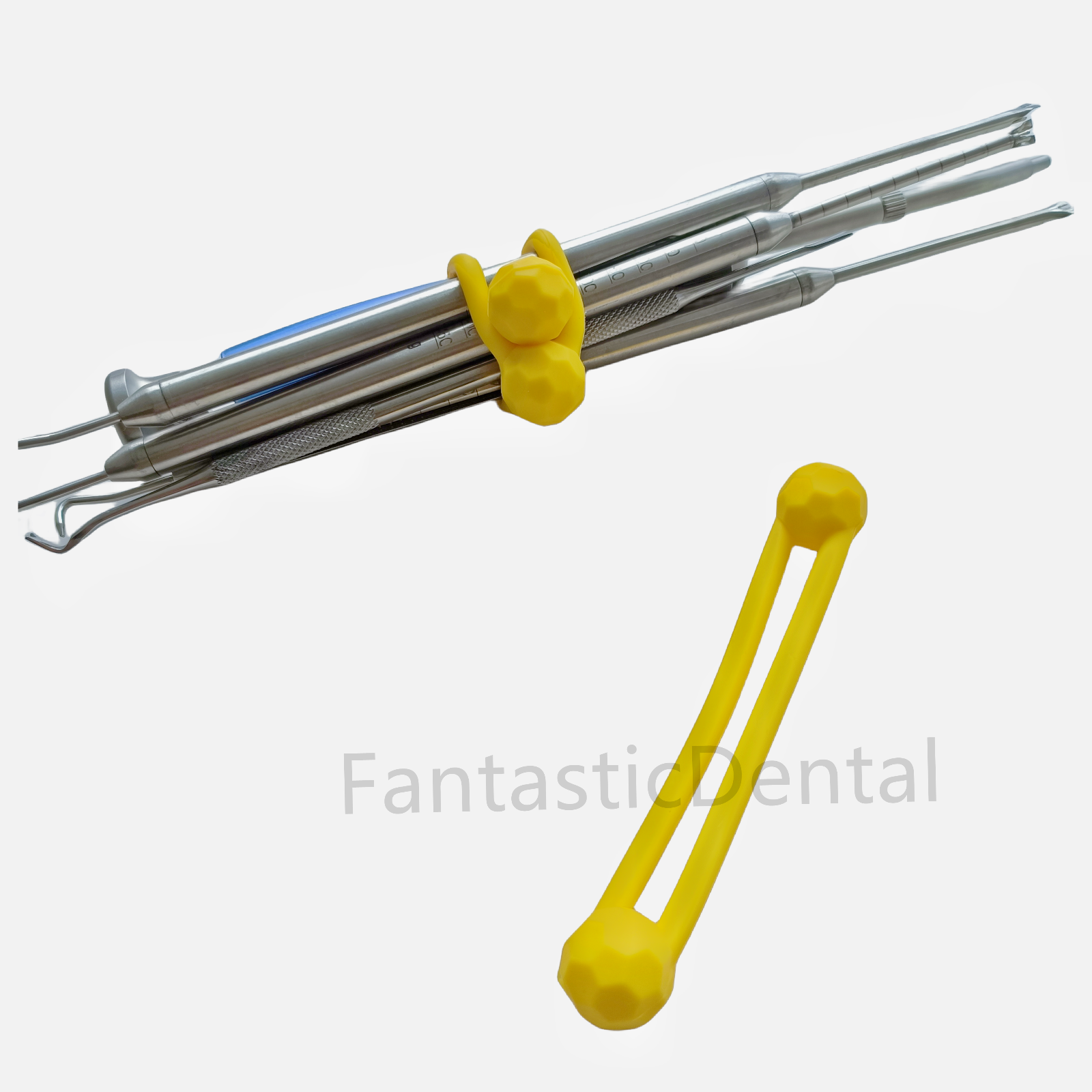 6Pcs Silicone Ties Dental Instrument Autoclavable Bundling Color Code