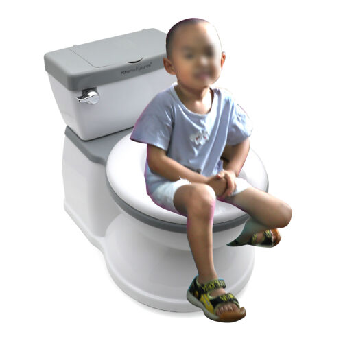 Portable Potty Training Toilet w/ Flushing Sound For Toddler Kid Unisex Boy Girl - Foto 1 di 42