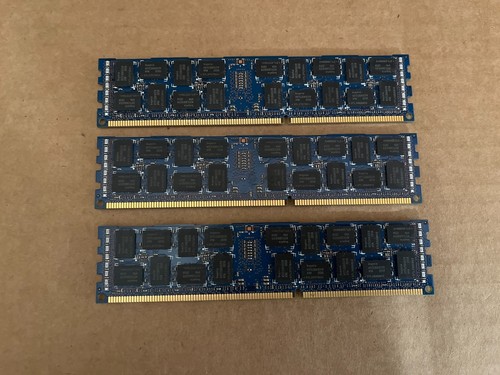 LOT OF 3 8GB SKHYNIX HMT41GR7MFR4A-PB 1RX4 PC3-12800R ECC MEMORY W4-1(1) - Picture 3 of 3