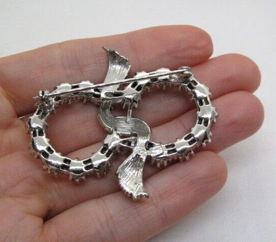 Stunning Interconnected Two Circle Shining Blue C… - image 3