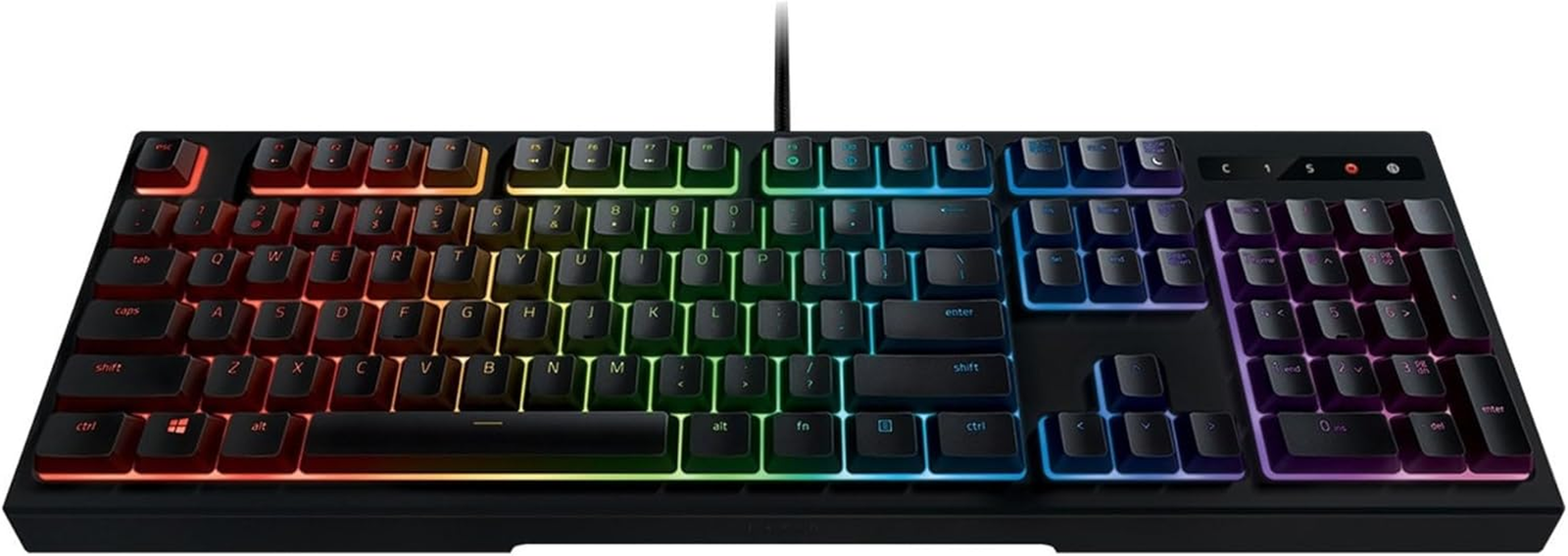 Ornata Chroma Gaming Keyboard with Hybrid Mech Keys Custom RGB Lighting-image