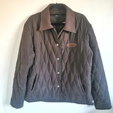 Lee Valley Ireland Jameson Irish Whisky Padded Brown Jacket Size M