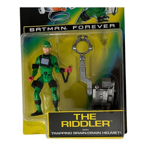 Batman Forever The Riddler 4.5 Inch Vintage Action Figure 1996 Kenner - Picture 7 of 15