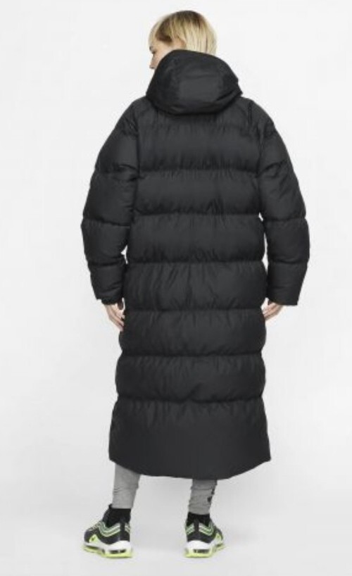 Nike Womens Sportswear Long Down Loose Fit Parka Black BV2881 010 Size XL |  eBay