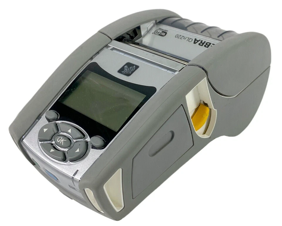 TESTED Zebra QLn220 Portable Barcode Thermal Printer WiFi BT USB with Battery - Image 4 of 4