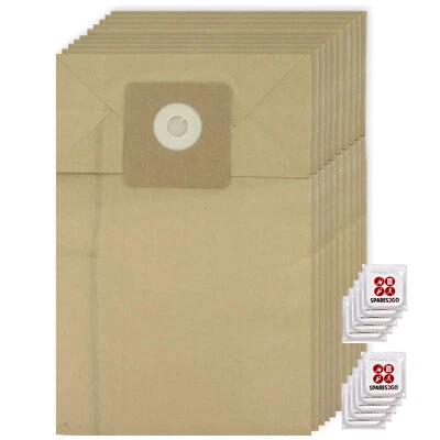 SPARES2GO Bolsas antipolvo para HOOVER S7068 S7070 C2808 10 x bolsa aspiradora + ambientadores