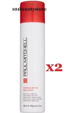 PAUL MITCHELL Flexible Style Spray Wax Pliable Texture  (PACK OF 2) Select Size.
