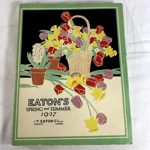 Rare magazine catalogue de printemps Eaton 1927 shopping réimprimé 1971 - Photo 1 sur 4