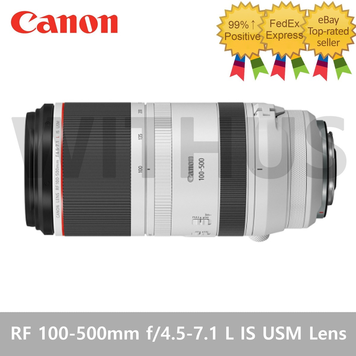 Canon RF 100-500mm f/4.5-7.1 L IS USM Lens Zoom Genuine